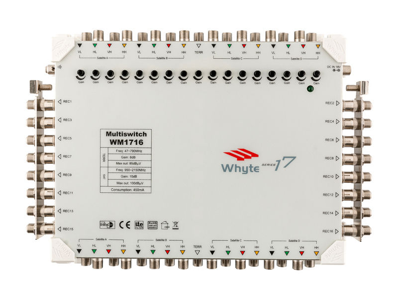 Whyte Series 17 WM1716 17 Wire 16-Way Multiswitch