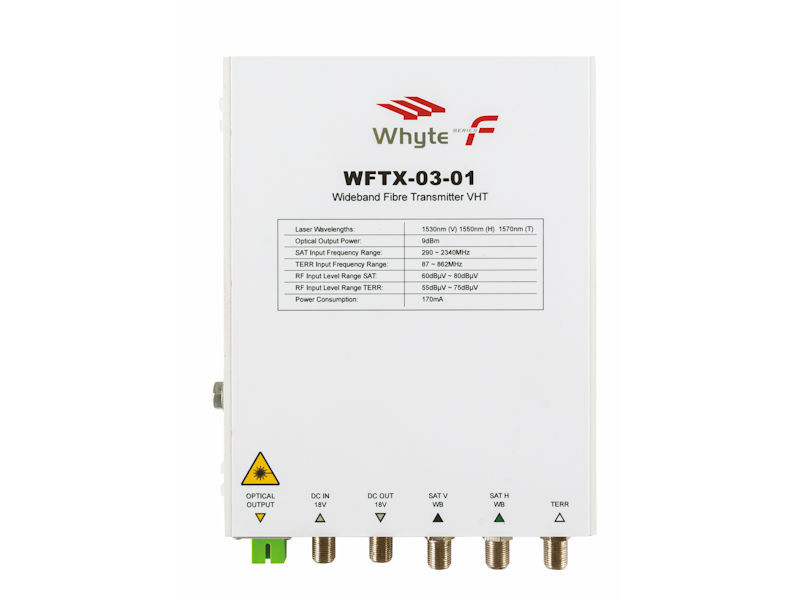 Whyte Series F WFTX-G3 WB Fibre Optical Transmitter VHT Group 1