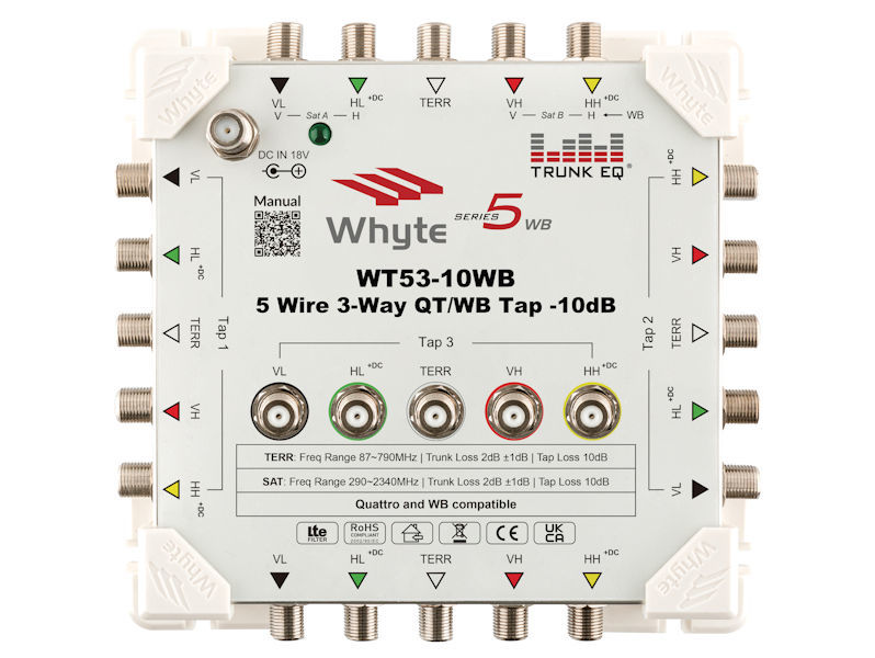 Whyte Series 5WB WT53-10WB QT & WB 5 Wire 3-Way 10dB Tap