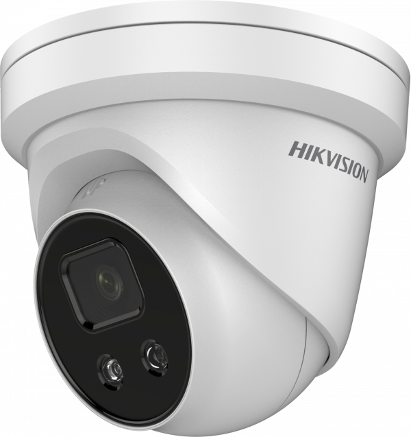 Hikvision AcuSense 8MP fixed lens Darkfighter turret camera with IR (White)