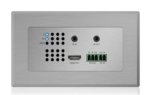 Blustream HDMI Wall Plate HDBaseT Receiver - HDMI, RS-232 and IR up to 70m