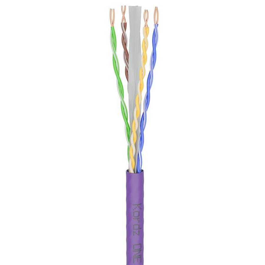Kordz ONE U/UTP Category 6 Network Cable 305m Pull box Purple