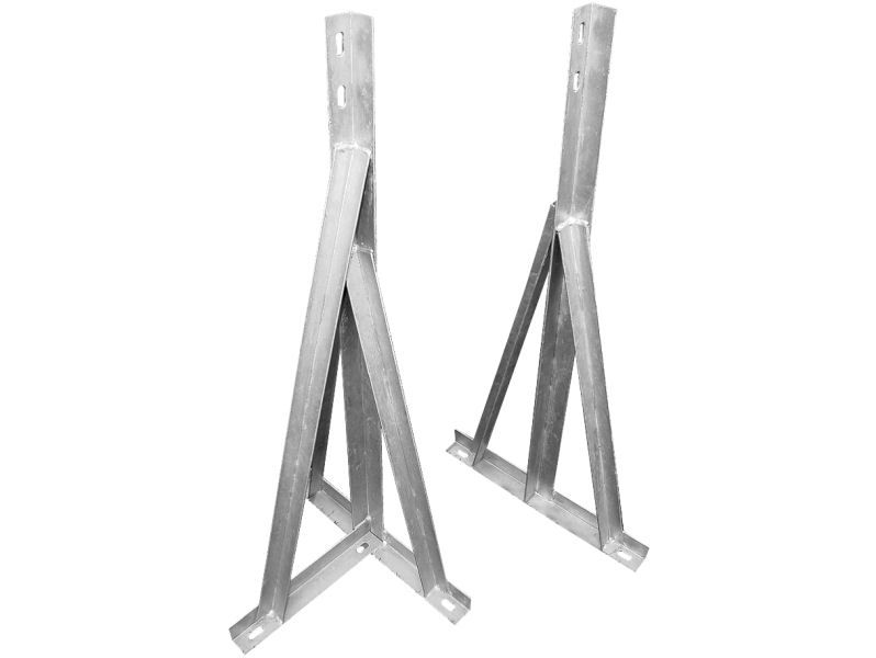 Blake 36" T&K Welded Wall Bracket Galvanized with Support Arms