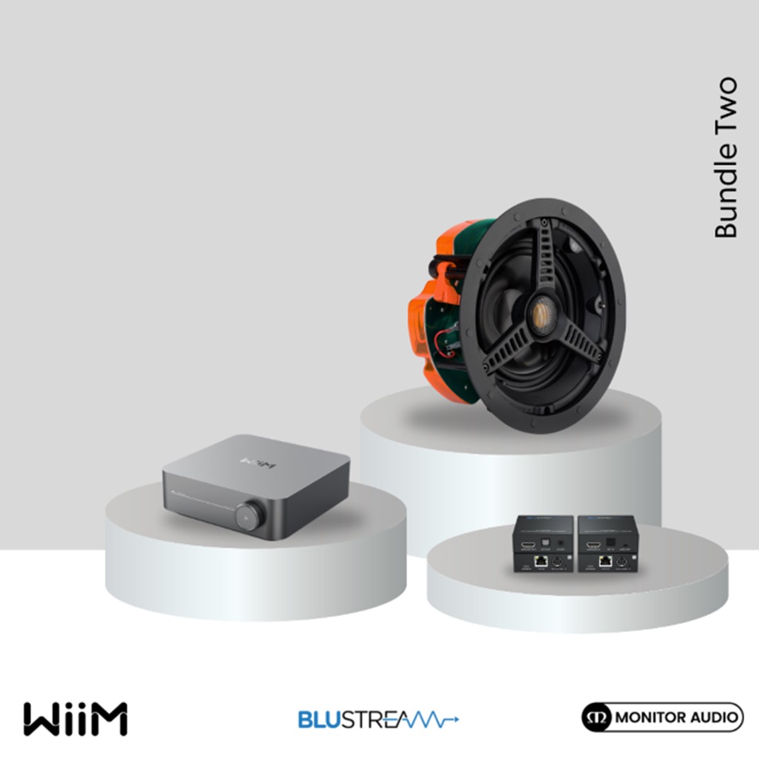 WiiM Bundle Deal 2: C165 x 2 - CAT100EARC - WiiM Amp Grey